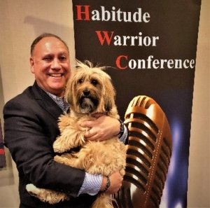 Alec Stern And Bandit Steal Attendees’ Hearts And Minds At Past Habitude Warrior Conferences. The Next Habitude Warrior Event Will Be Held, April 25, 26, 27, 2019 In San Diego, California.