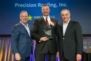 Precision Roofing Receives GAF's Prestigious 2018 President's Club Award