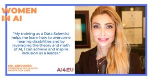 Sol Girouard: Klēn CoFounder and Chief Scientist Recognized by Women In AI As An International Leader